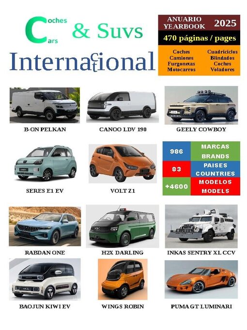 Title details for Coches & Suvs Internacional by Auto Catalogo Nacional - Available